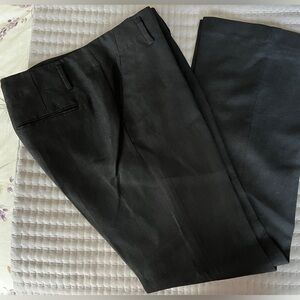 Ann Taylor Factory Women's Linen Blend Black Pants